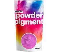 Hemway 100 g / 3.5 oz Metallic Violet Orchid Premium Grout Powder | Concrete Coloured Dye Pigment | Render Mortar Powdered Brick Toner | Suitable for Bathroom & Kitchen | High Colour Saturation
