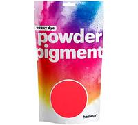 Hemway 100 g / 3.5 oz UV Fluorescent Neon Coral Pink Dye Pigment Powder | Luxury Premium Dye for Epoxy, Resin, Polyurethane Paint, Jewellery & Resin Floors | Colour Enhancement | Vegan & Toxin-Free