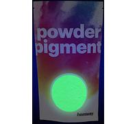 Hemway 100g / 3.5oz Glow in The Dark Green Dye Pigment Powder | Luxury Premium Dye for Epoxy, Resin, Polyurethane Paint, Jewellery, Table Tops & Resin Floors | Colour Enhancement | Vegan & Toxin-Free