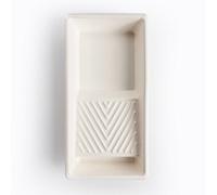 Hemway 4 Inch Paint Roller Tray Biodegradable Eco-Friendly & Recyclable Sugarcane Small Tray For 4 Inch Rollers Diy