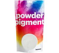 Hemway 50g / 1.75oz Metallic Pearl White Dye Pigment Powder | Luxury Premium Dye for Epoxy, Resin, Polyurethane Paint, Jewellery, Table Tops & Resin Floors | Colour Enhancement | Vegan & Toxin-Free