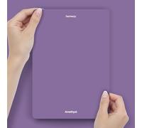 Hemway Amethyst Purple Peel & Stick Sample Chalk Based Furniture Paint | A5 Accurate Colour Swatch, Mess-Free Alternative to Paint Tester Pots, Easy To Use, Eco-friendly, Interior Furniture