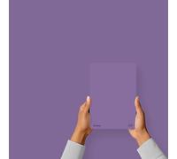 Hemway Amethyst Purple Peel & Stick Sample Interior Paint, A5 Swatch | Accurate Colour, Mess-Free Alternative to Paint Tester Pots, Easy To Use, Eco-friendly, for Kitchen Bathroom Living Room