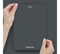 Hemway Anthracite Grey Peel & Stick Sample Chalk Based Furniture Paint | A5 Accurate Colour Swatch, Mess-Free Alternative to Paint Tester Pots, Easy To Use, Eco-friendly, Interior Furniture