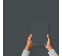 Hemway Anthracite Grey Peel & Stick Sample Interior Paint | A5 Accurate Colour Swatch, Mess-Free Alternative to Paint Tester Pots, Easy To Use, Eco-friendly, for Kitchen Bathroom Living Room