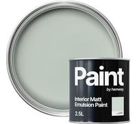 Hemway Aquamarine Blue Paint 2.5 L, Indoor Matt Finish, One Coat, Wall Paint, Acrylic & Water-Based Emulsion, Quick Dry & High Coverage for the Kitchen, Bathroom & Bedroom Walls & Ceiling