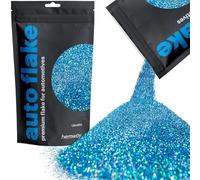 Hemway Auto Flake Glitter Additive for Paint, 100g, Ultrafine Ocean Blue Holographic Metal Flake for Custom Auto Paint & Coatings, for Car, Motorbike, Truck, Vehicles, Automotives