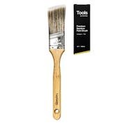 Hemway Bamboo 1.5 Inch Paint Brush, Premium Cutting In Brush, Angled