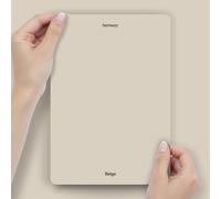Hemway Beige Peel & Stick Sample Chalk Based Furniture Paint | A5 Accurate Colour Swatch, Mess-Free Alternative to Paint Tester Pots, Easy To Use, Eco-friendly, Interior Furniture