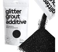 Hemway Black Glitter Grout Additive 100g Metallic Flakes for Adding Sparkle to Kitchen & Bathroom Tiles | Enhance Your Indoor Grouting Projects with a Durable Sparkly Effect