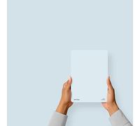 Hemway Blue Mist Peel & Stick Sample Interior Paint | A5 Accurate Colour Swatch, Mess-Free Alternative to Paint Tester Pots, Easy To Use, Eco-friendly, for Kitchen Bathroom Living Room