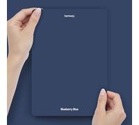 Hemway Blueberry Blue Peel & Stick Sample Chalk Paint | A5 Accurate Colour Swatch, Mess-Free Alternative to Paint Tester Pots, Easy To Use, Eco-friendly, for Interior Furniture & Walls