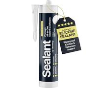 Hemway Bright White Kitchen & Bathroom Sealant & Adhesive 300ml 1 Pack