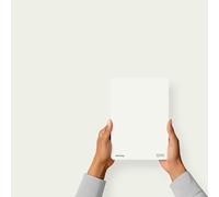 Hemway Bright White Peel & Stick Sample Exterior Paint | A5 Accurate Colour Swatch, Mess-Free Alternative to Paint Tester Pots, Easy To Use, Eco-friendly, for House, Shed, Wall, Fence