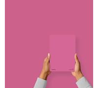 Hemway Bubblegum Pink Peel & Stick Sample Interior Paint | A5 Accurate Colour Swatch, Mess-Free Alternative to Paint Tester Pots, Easy To Use, Eco-friendly, for Kitchen Bathroom Living Room