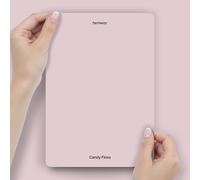 Hemway Candy Floss Pink Peel & Stick Sample Chalk Paint, A5 Swatch | Accurate Colour, Mess-Free Alternative to Paint Tester Pots, Easy To Use, Eco-friendly, for Interior Furniture & Walls