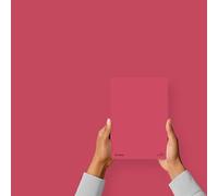 Hemway Candy Red Peel & Stick Sample Interior Paint | A5 Accurate Colour Swatch, Mess-Free Alternative to Paint Tester Pots, Easy To Use, Eco-friendly, for Kitchen Bathroom Living Room