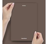 Hemway Cedar Brown Peel & Stick Sample Chalk Paint | A5 Accurate Colour Swatch, Mess-Free Alternative to Paint Tester Pots, Easy To Use, Eco-friendly, for Interior Furniture & Walls