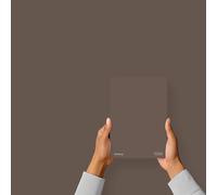 Hemway Cedar Brown Peel & Stick Sample Interior Paint, A5 Swatch | Accurate Colour, Mess-Free Alternative to Paint Tester Pots, Easy To Use, Eco-friendly, for Kitchen Bathroom Living Room