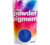 Hemway Cement Dye Powder Pigment Concrete Color Render Mortar Pointing Powdered Brick Toner Plaster - Metallic Sapphire Blue - 50g / 1.75oz