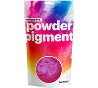 Hemway Cement Powder Pigment Dye Metallic Cerise Pink 50g | Concrete Colour Powder Toner for Cement, Mortar, Plaster, Premium Colour Enhancement