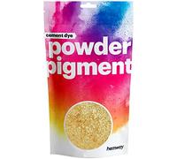 Hemway Cement Powder Pigment Dye Metallic Dark Gold 50g | Concrete Colour Powder Toner for Cement, Mortar, Plaster, Premium Colour Enhancement