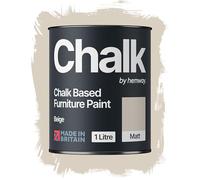 Hemway Chalk Based Furniture Paint, Beige 1L, Matt Finish