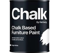 Smooth Chalky Finish Flat Matt Chalk Based Furniture Paint Hemway Bright White 1L