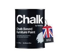 Hemway Chalk Based Furniture Paint Flat Matt Sea Breeze Blue 1L Shabby Chic, Chalky Finish, Interior, Walls, Wood, Quick Dry