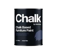 Hemway - Chalk Based Furniture Paint - Juniper Blue 1 L | Chalky Matt Shabby Chic Finish for Interior & Exterior Home Decor | Quick Dry & All-in-one
