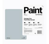 Hemway Chalk Based Furniture Paint Matt A5 Sample, Duck Egg Blue, Peel & Stick Swatch For Interior Walls Wood