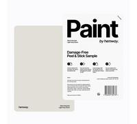 Hemway Chalk Based Furniture Paint Matt A5 Sample, Light Grey Stone, Peel & Stick Swatch For Interior Walls Wood