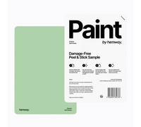 Hemway Chalk Based Furniture Paint Matt A5 Sample, Soft Green, Peel & Stick Swatch For Interior Walls Wood