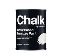 Smooth Chalky Finish Flat Matt Chalk Based Furniture Paint Hemway Off White 1L