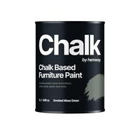 Smooth Chalky Finish Flat Matt Chalk Based Furniture Paint Hemway Smoked Moss Green 1L