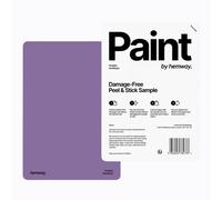 Hemway Chalk Paint Matt A5 Sample, Amethyst, Peel & Stick Swatch For Interior Walls Wood