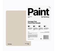 Hemway Chalk Paint Matt A5 Sample, Beige, Peel & Stick Swatch For Interior Walls Wood