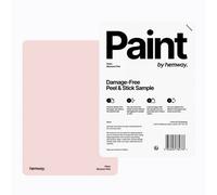 Hemway Chalk Paint Matt A5 Sample, Blossom Pink, Peel & Stick Swatch For Interior Walls Wood