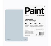 Hemway Chalk Paint Matt A5 Sample, Sea Breeze Blue, Peel & Stick Swatch For Interior Walls Wood