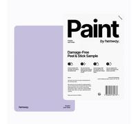 Hemway Chalk Paint Matt A5 Sample, Soft Violet, Peel & Stick Swatch For Interior Walls Wood