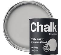 Hemway Chalk Paint Pale Violet 1L, Matt Finish Shabby Chic | Furniture Paint, Chalk Furniture & Walls, Quick Dry & 1 Coat