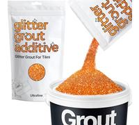 Hemway Copper Glitter Grout Additive Ultrafine 100g Metallic Flakes for Adding Sparkle to Kitchen & Bathroom Tiles | Enhance Your Indoor Grouting Projects with a Durable Sparkly Effect