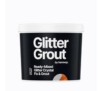 Hemway Copper Glitter with Light Grey Grout 2.5L / 4.5kg Ready Mixed Glitter Grout & Fix | Floor, Wall & Tile Adhesive, Water-Resistant, Anti-Mould, Easy to Use & Fast-Drying