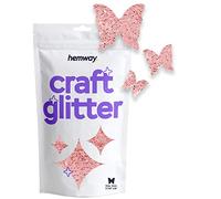 Hemway Craft Glitter - Butterfly Shaped 50g Rose Gold | Metallic Sequin for Resin & Epoxy Crafts | Supplies for Tumblers, Cards, Jewellery, Candle, Hair, Face, Body & Nail Art