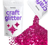 Hemway Craft Glitter Dark Rose Pink 100g Super Chunky Glitter
