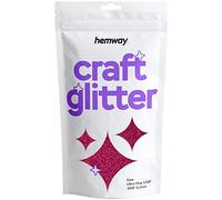 Hemway Craft Glitter Dark Rose Pink 100g Ultrafine Glitter