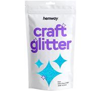 Hemway Craft Glitter Fluorescent UV Neon Blue 100g Ultrafine Glitter