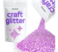 Hemway Craft Glitter - Lavender | 100g Fine Metallic Sequin Flakes for Resin & Epoxy Crafts | Supplies for Tumblers, Cards, Jewellery, Candle, Hair, Face, Body & Nail Art