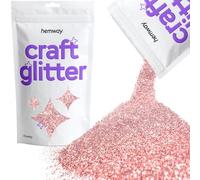 Hemway Craft Glitter Light Rose Gold 100g Chunky Glitter