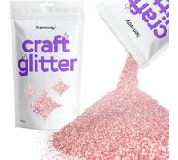 Hemway Craft Glitter Light Rose Gold 100g Fine Glitter